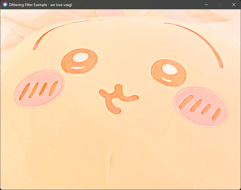 a bright image of usagi